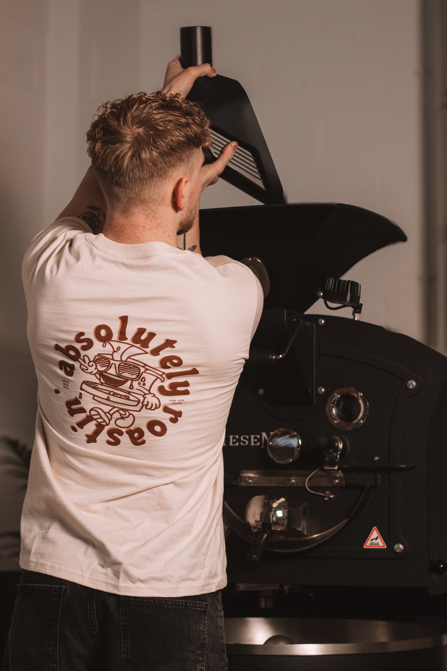 "Never Worry Coffee Roaster" T-Shirt